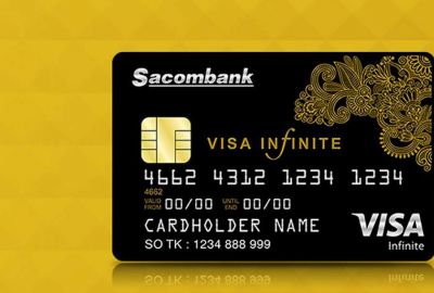 Đăng ký thẻ tín dụng quốc tế Sacombank Visa Infinite